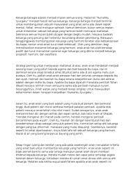 Rumah yang penghuninya merasakan kenikmatan luar biasa layaknya berada di surga akhirat kelak. Karangan Bahasa Melayu Rumahku Syurgaku