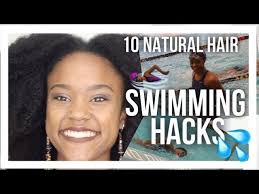 Learn how to define your curls, eliminate dry ends, prevent frizz, and more with these easy tips and hair tricks from the pros. 10 Natural Hair Swimming Hacks From A Competitive Swimmer Hairstyles Products Secrets Youtube