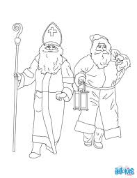 Warm Up Your Imagination And Color Nicely This Santa Claus Saint Nicholas Coloring Page From Ch Coloring Pages Christmas Traditions In Germany Coloring Books