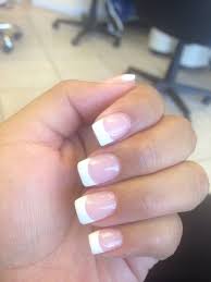 Photo Of Sunrise Nails Spa Santa Clara Ca United States Pink White French Tip Full Set 35 White Tip Nails Pink White Nails Gel Nails French