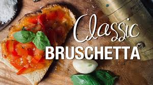 Classic Italian Bruschetta Recipe The Pasta Queen Youtube In 2020 Tomato Basil Recipes Basil Recipes Italian Bruschetta