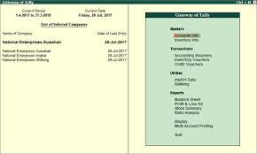 Such company also considered as subsidiary company in which holding company acquired majority shares. Group Company In Tally Erp 9