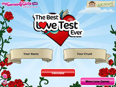Friv old menu have games including: Love Test Games Online Free