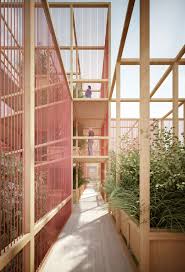 A Thousand Yards Pavilion By Penda Architecture Green Architecture Pavilion Architecture