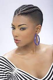 Black braided hairstyles are not only for adults. Short Side Shaved Haircut With Braided Braids For Short Hair Hair Styles Short Natural Hair Styles