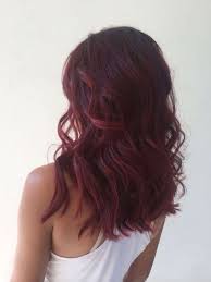 Red Hair Shoulder Length Burgundy Hair Hair Color Flamboyage Red Violet Hair