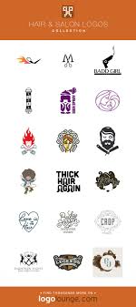 What a year it's been! Logo Collection Hair Salon Vector Logo Designs Scissors Hair Spray Barber Signs Curls Razors And S Hair Logo Design Salon Logo Design Hair Salon Logos
