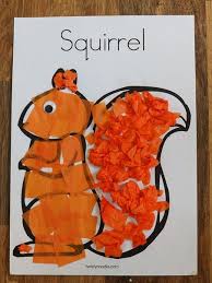 Squirrel Craft With Free Printable From Twisty Noodle Crafting Cherubs Blog Preschool Crafts Preschool Crafts Fall Toddler Crafts