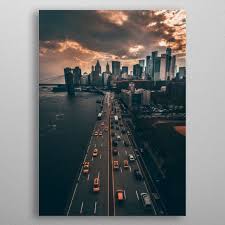 Sun 159 Poster Print By Jenny B Displate New York Wallpaper York Wallpaper Samsung Wallpaper