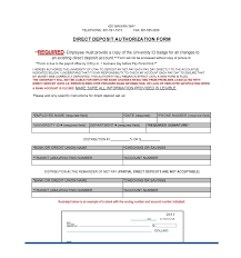 Provide the form to your employer's payroll office. 47 Direct Deposit Authorization Form Templates Templatearchive