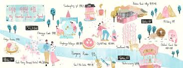 They Draw Travel Travel Stickers Cartoon Stickers Illustrated Map