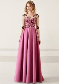 Taube Pronovias Fiesta Whimsical Pink Mikado Evening Gown Designer Bridal Room Formal Cocktail Dress Beautiful Prom Dresses Dresses