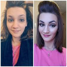 Before we get old. We spent time doing each other's makeup. 😂