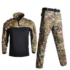 2019 Tactical Training Uniform Shirt Pants Hiking Shooting Combat Hunting Clothes Kryptek Multicam Black Camouflage Tactical Suits From Charlia
