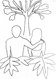 Adam and eve sin coloring pages for kids. Coloring Page For Adam And Eve Free Bible Stories For Children Coloring Home