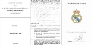 The super league, organised by the european super league company, s.l., and commonly referred to as the european super league ( esl ), is a proposed annual club football competition to be contested by twenty european football clubs. Super League Diese Klauseln Stecken Im Geheimen Grundungsvertrag Der Spiegel