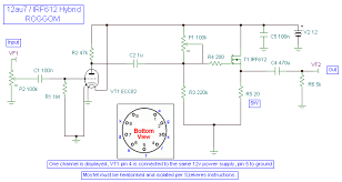 12au7 Tube Irf612 Mosfet Headphone Amp Schematic Headphone Amp Headphone Amplifiers Headphone