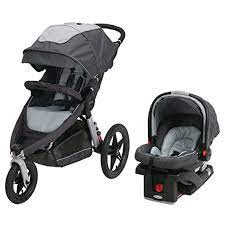 Carrinho De Bebe Graco Relay Click Connect Jogging Stroller Travel System Glacier Imports Baby