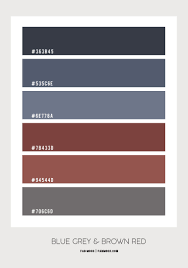 Red color palettes find a great color palette from color hunt's curated collections Blue Grey And Brown Red Bedroom Colour Scheme