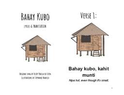 A visual dev for a contest that happened months ago Bahay Kubo Lyrics By Kababayan Kids Teachers Pay Teachers