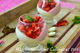 Panna Cotta Vanille Fraise Le Blog Cuisine De Samar Recette Panna Cotta Alimentation Vanille Fraise