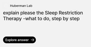 Image result for Sleep Restriction Therapy