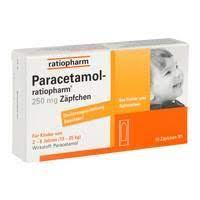 Paracetamol Ratiopharm 250 Mg Small Children Suppositories 10 Pcs Medicines Otc Homoempatia Versandapotheke