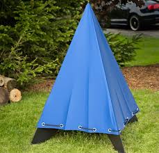 To cover outdoor fire pit. Pyramid Fire Pit Covers Perfect For Outdoor Use By Alco