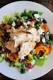 I made this deliciously simple salad after church yesterday, and since i was ravenously ravenous, i decided to introduce some carbs into the picture and make the salad into. Grilled Chicken Greek Salad Made It Ate It Loved It