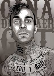 Shop travis barker posters and art prints created by independent artists from around the globe. Travis Barker Poster Print By Denis Osullivan Displate In 2021 Travis Barker Blink 182 Wallpaper Poster Prints