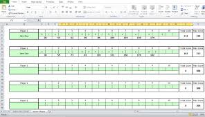 Bowling Score Sheet Excel Template Excel Templates Templates Excel