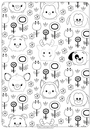 Includes walt disney font, mickey mouse font, frozen font, moana font, coco font and star wars font. Disney Tsum Tsum Garden Coloring Pages