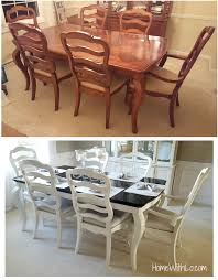 Refinishing A Table Top Dining Room Table Makeover Kitchen Table Makeover Beautiful Dining Room Table