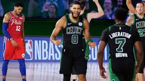 Jayson tatum and jaylen brown certainly made an impression on charlotte's terry rozier sunday night, though it was nothing their former celtic teammate didn't expect. Powered By Jayson Tatum And Jaylen Brown Celtics Gain Upper Hand On Short Handed Sixers 6abc Philadelphia