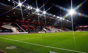 They moved to sheffield's don valley stadium on a temporary basis whilst their new ground was being constructed. Rotherham United On Twitter Tonight S Setting Vitality Stadium Rufc Forevertogetherforeverproud
