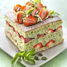 Recette Fraisier A La Pistache Recette Fraisier Recette Dessert Recette