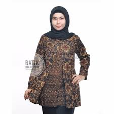 Atasan tunik original model terbaru harga online di indonesia. 32 Inspirasi Atasan Wanita Batik Lengan Panjang Buat Kamu Para Wanita Karir
