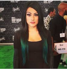 Snow Tha Product Hair Green Tips Mermaid Hair Color Hair Styles Dream Hair