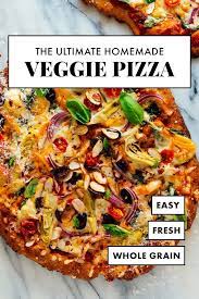 Ultimate Veggie Pizza Recipe Cookie And Kate Recipe Veggie Pizza Veggie Pizza Recipe Vegetarian Pizza