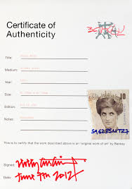 Buy and sell authentic banksy street art. Reprage How Banksy Authenticates His Work