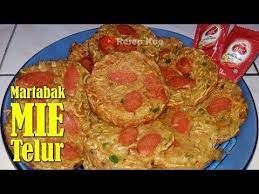 Martabak Mie Telur Sosis Resep Martabak Mie Telur Sosis Mini Youtube Ide Makanan Makanan Makanan Dan Minuman