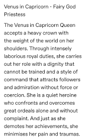 Venus In Capricorn Venus In Capricorn Capricorn Quotes Capricorn