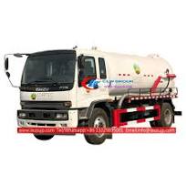ISUZU 10000L Stainless steel vacuum sewage truck - Isuzu ...