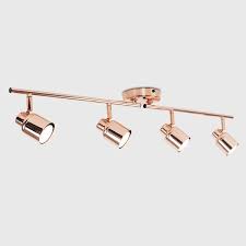 This part of the light is suspended from the ceiling and the opening is facing downwards providing the light. Laurel 4 Light Track Kit Ceiling Spotlights Track Lighting Kits Zipcode Design
