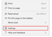 How to go to the browser settings - javatpoint