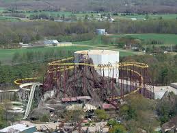 Volcanco The Blast Coaster Kings Dominion Virginia Thrill Ride Roller Coaster Amusement Park Rides
