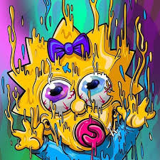 Giveawa Simpsons Art Simpsons Drawings Psychedelic Art