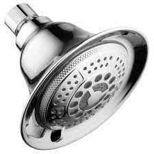 Dream Spa All Chrome Water Temperature Controlled Color Changing 5 Setting Led Shower Head By Top Brand Manufacturer Color Of Led Lights Changes Automatically Color Changing Led Led Shower Head Chrome Colour