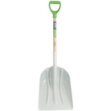Hardwood handle for strength and moisture resistance. Ames 27 5 In D Handle Poly Grain Scoop Shovel 2682700 The Home Depot