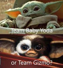 Baby Yoda V Gizmo R Cute